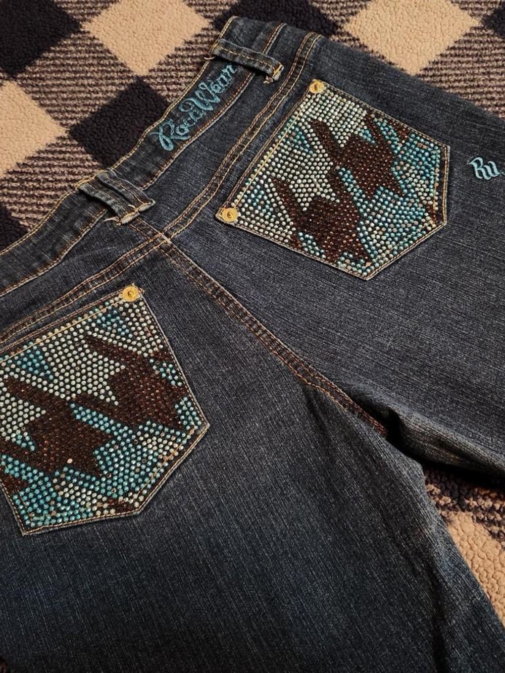 Y2k mcbling cyber Rocawear jeans